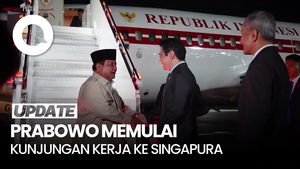 Video Prabowo Memulai Kunjungan Kerja ke Singapura, Dilepas Gibran-Dasco