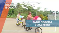 Bersepeda Pagi Hari di Pelangi Cafe Bogor