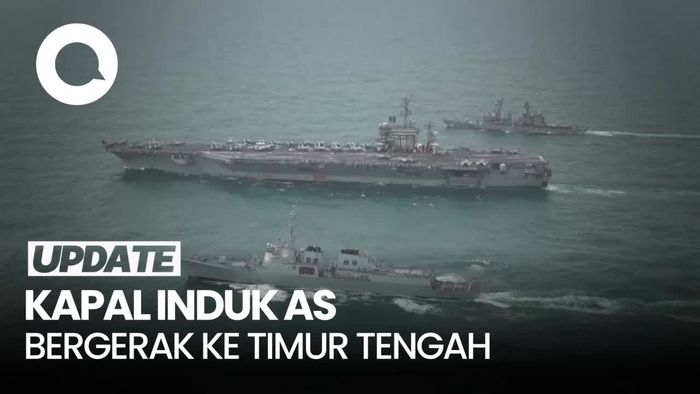 Video: Kapal Induk AS Bergerak ke Timur Tengah di Tengah Konflik Israel-Iran