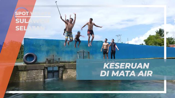 Melakukan Aktivitas Seru di Mata Air Lotong, Sulawesi Selatan