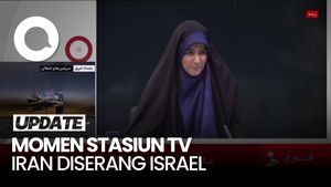 Video: Situasi Mencekam Stasiun TV Iran Diserang Israel saat Live Report