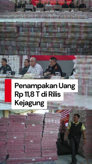 Video: Kejagung Pamer Uang Rp 11,8 T, Disita dari Kasus Korupsi Minyak Goreng