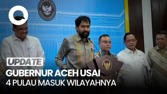 Video Gubernur Aceh Usai 4 Pulau Masuk Wilayahnya: Semoga Tak Ada yang Rugi
