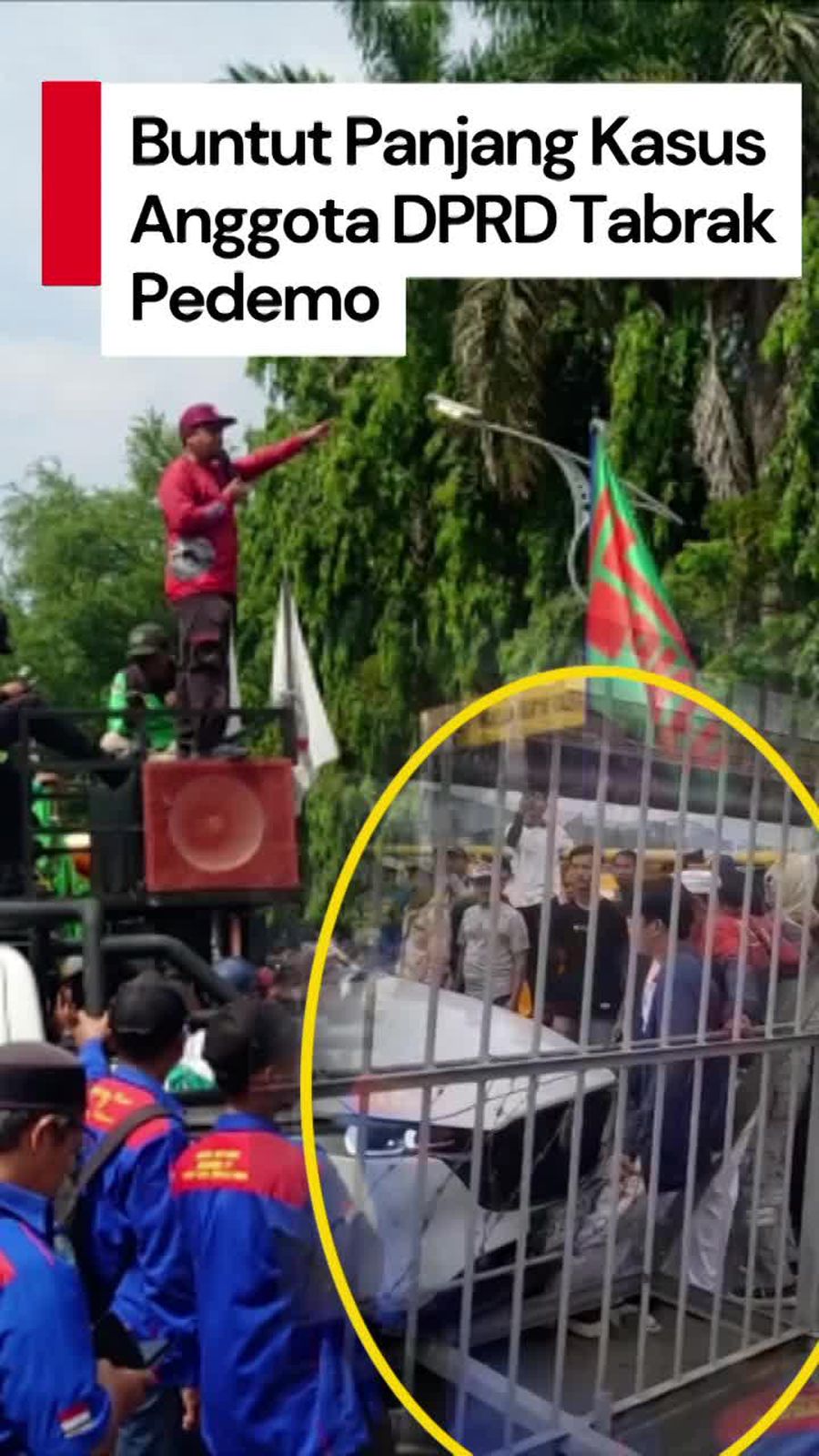 Video: Buruh Kepung Gedung DPRD Cilegon Imbas Anggota Dewan Tabrak Pedemo