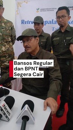 Video: Mensos Ipul Pastikan Bansos Regular dan BPNT Cair Bulan Ini