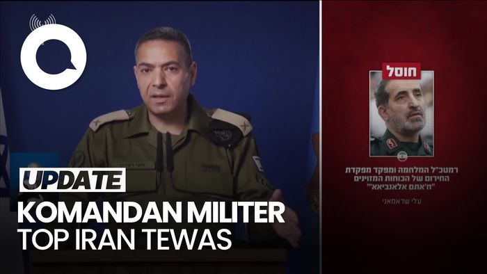 Video Israel Klaim Serangannya Menewaskan Kepala Staf Perang Iran