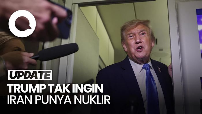 Video Trump: Simpel Aja, Iran Nggak Boleh Punya Senjata Nuklir