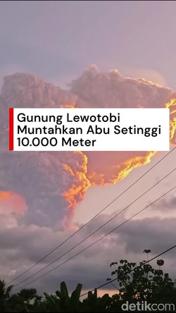 Video: Gunung Lewotobi Laki-laki Meletus, Status Naik Menjadi Awas