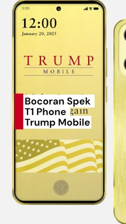 Video: Bocoran Desain HP Trump T1 Phone Serba Gold