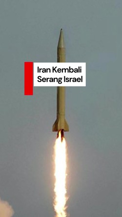 Video: Detik-Detik Serangan Rudal Iran ke Tel Aviv, Israel Klaim Berhasil Tangkis