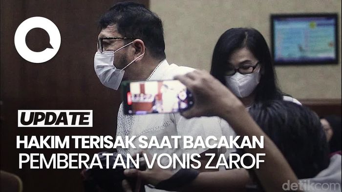 Video Hakim Ketua Terisak Ketika Sebut Zarof Serakah-Cederai Nama MA
