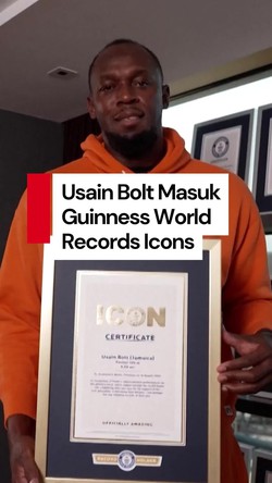 Video: Titel Baru Usain Bolt Si Manusia Tercepat di Dunia