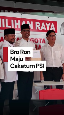 Video: Terima Tantangan Kaesang, Bro Ron Maju Caketum PSI