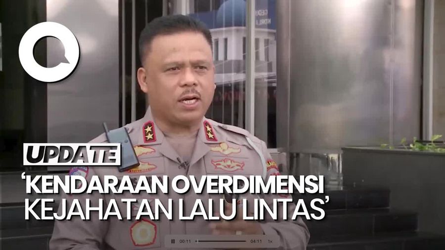 Video: Kakorlantas Masih Temukan Kendaraan Overdimensi-Overload di Jalan