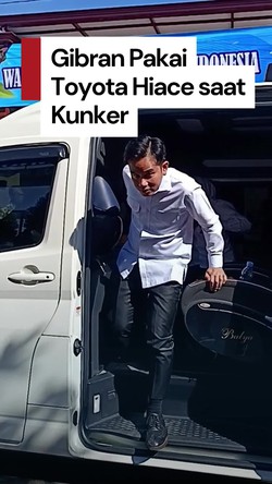 Video: Gibran Ungkap Alasan 2 Hari Naik Toyota Hiace saat di Blitar