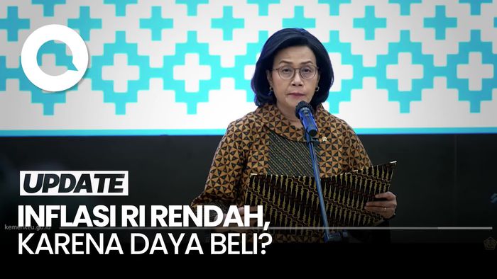 Video Sri Mulyani soal Inflasi RI Rendah: Tak Terkait dengan Daya Beli