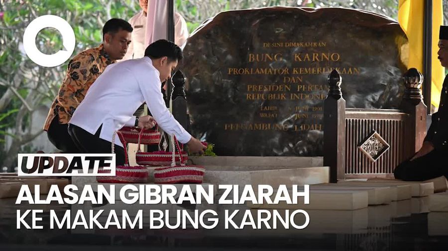 Video Alasan Gibran Ziarah Makam Bung Karno: Ke Blitar Wajib untuk Nyekar
