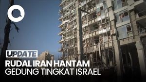 Video Rudal Iran Hantam Gedung Tingkat Israel, 25 Orang Terluka