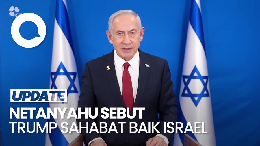 Video Ucapan Terima Kasih Netanyahu ke Trump: Sahabat Baik Israel