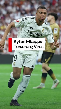 Video: Kylian Mbappe Dilarikan ke Rumah Sakit Setelah Terserang Virus