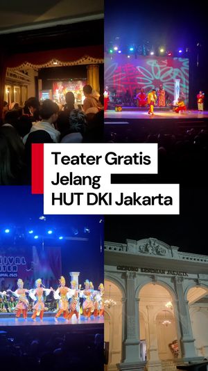 Video POV Nonton Teater Gratis Mat Jabo di Gedung Kesenian Jakarta 