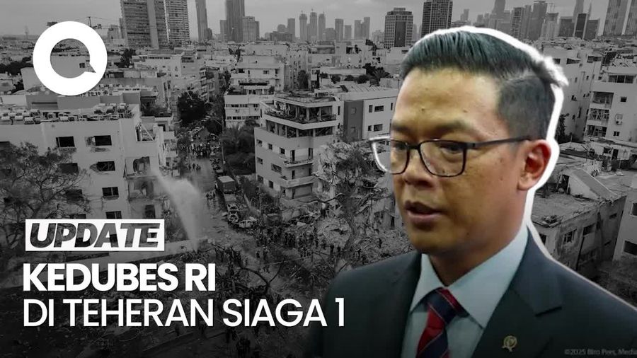 Video: Kedubes RI di Teheran Siaga 1, Evakuasi WNI Disiapkan