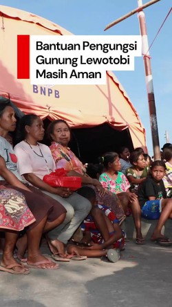 Video: Mensos Pastikan Stok Bantuan Korban Erupsi Gunung Lewotobi Masih Aman