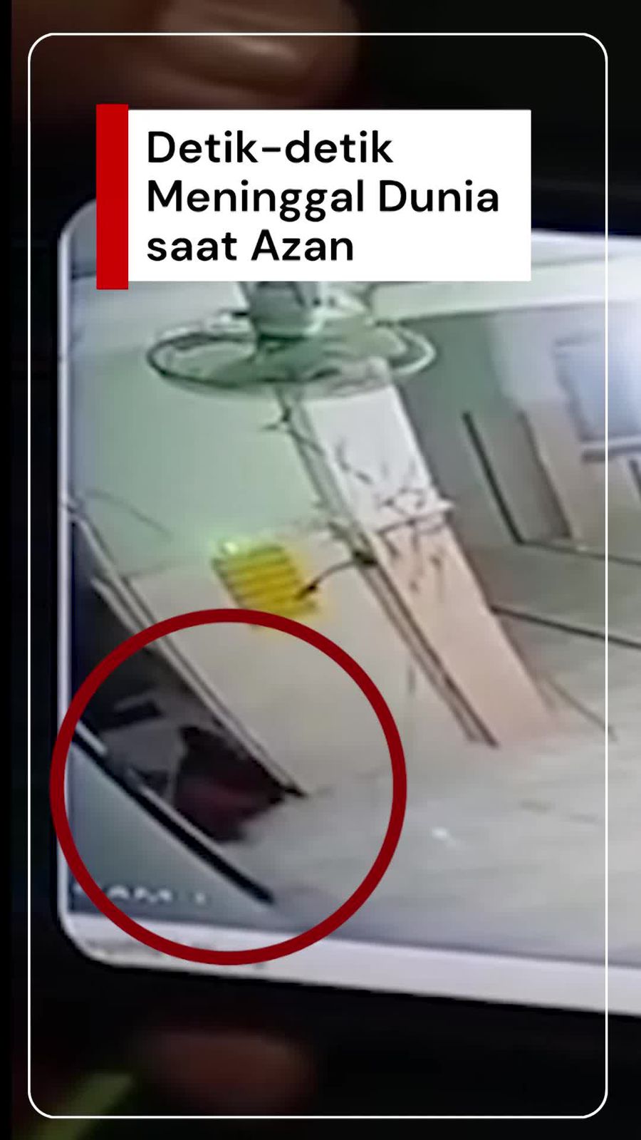 Video: Detik-detik Muazin di Sukoharjo Meninggal Saat Mengumandangkan Azan
