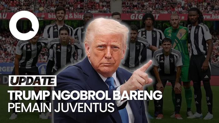 Video Pemain Juventus Temui Donald Trump di Gedung Putih, Bahas Apa?