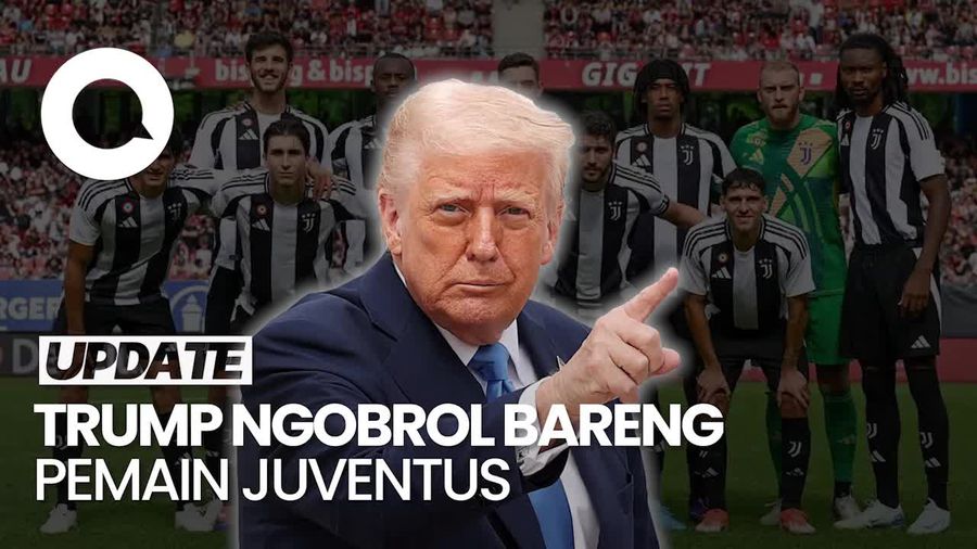 Video Pemain Juventus Temui Donald Trump di Gedung Putih, Bahas Apa?