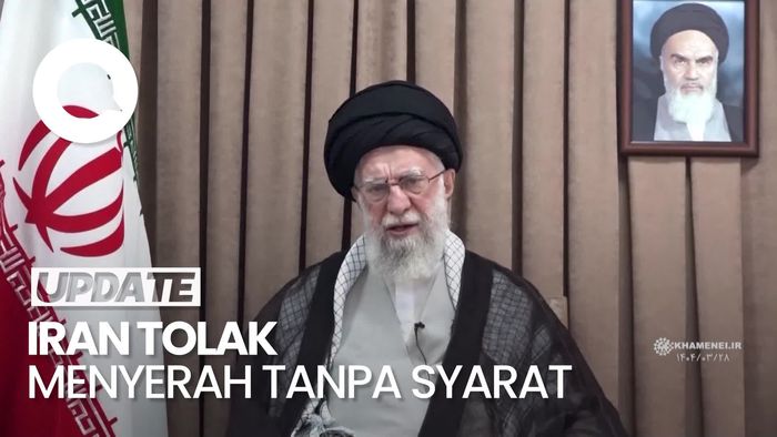 Video Iran Tolak Tuntutan Trump Menyerah Tanpa Syarat: Akan Rugikan AS
