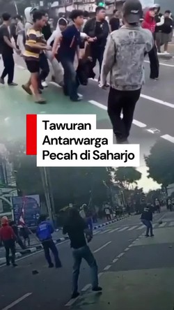 Video: Polisi Usut Tawuran Antarwarga di Saharjo Jaksel
