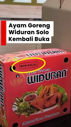 Video: Ada Tulisan Nonhalal, Ayam Goreng Widuran Kembali Buka