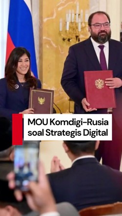 Video: Kemkomdigi-Rusia Tanda Tangani MOU Terkait Sub-Komite Khusus