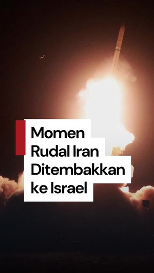 Video: Momen Iran Tembakkan Rudal-rudalnya ke Israel