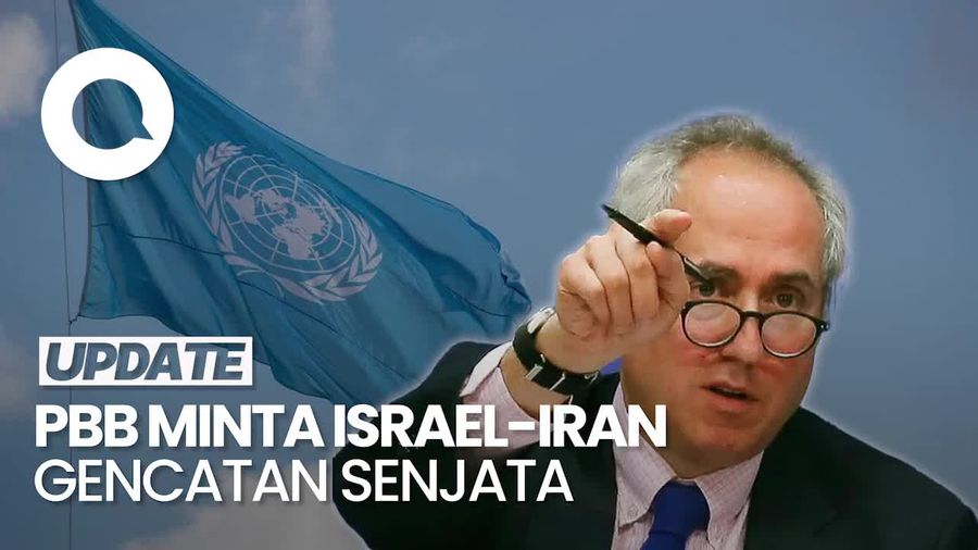 Video PBB: Saya Tegaskan agar Israel-Iran Segera Gencatan Senjata