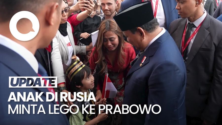 Video: Momen Seorang Anak di Rusia Minta  Dibelikan Lego ke Prabowo