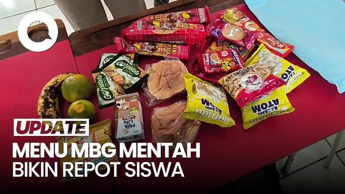 Video Keluh Guru SMA di Tangsel Soal MBG Bahan Mentah: Bikin Siswa Repot