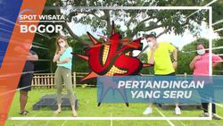 Mengikuti Pertandingan Seru Bersama Selebriti di Camp Hulu Cai Bogor