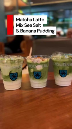 Video: Kreasi Matcha Latte Mix Sea Salt Cream dan Banana Pudding