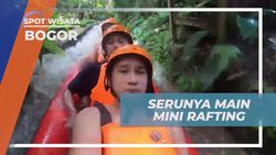Merasakan Sensasi Mini Rafting Seru di Camp Hulu Cai Bogor