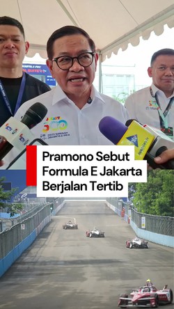 Video Pramono Apresiasi Formula E Jakarta: Rapi dan Tertib
