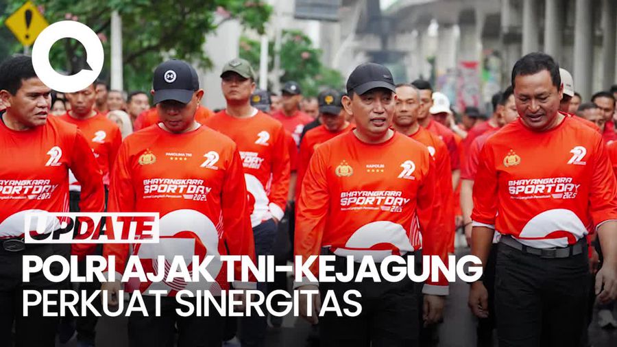 Video: Polri Ajak TNI-Kejagung Perkuat Sinergitas di Bhayangkara Sport Day