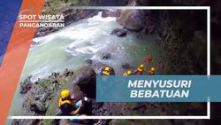 Menyusuri Bebatuan dan Menikmati Keindahan Alam di Green Canyon, Pangandaran  