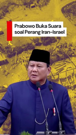 Video Prabowo soal Perang Iran-Israel: Kita Ingin Semua Turunkan Suhu