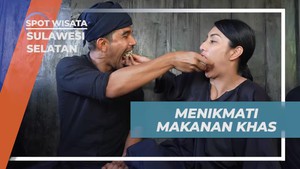 Menikmati Makanan Tradisional Bersama Warga Desa Ammatoa Sulawesi Selatan
