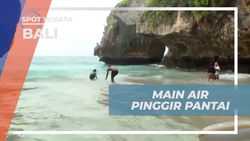 Bermain Ombak Seru di Pinggir Pantai Suluban Bali