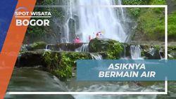 Bermain Air Segar dengan Floaties di Curug Jaksa Bogor