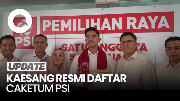 Video Kaesang Daftar Caketum PSI: 2029 Insya Allah Masuk Senayan