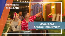 Mencoba Wahana Seru Magic Journey di Malang Night Paradise, Malang  